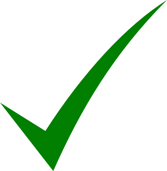 Vector Green Tick PNG Picture