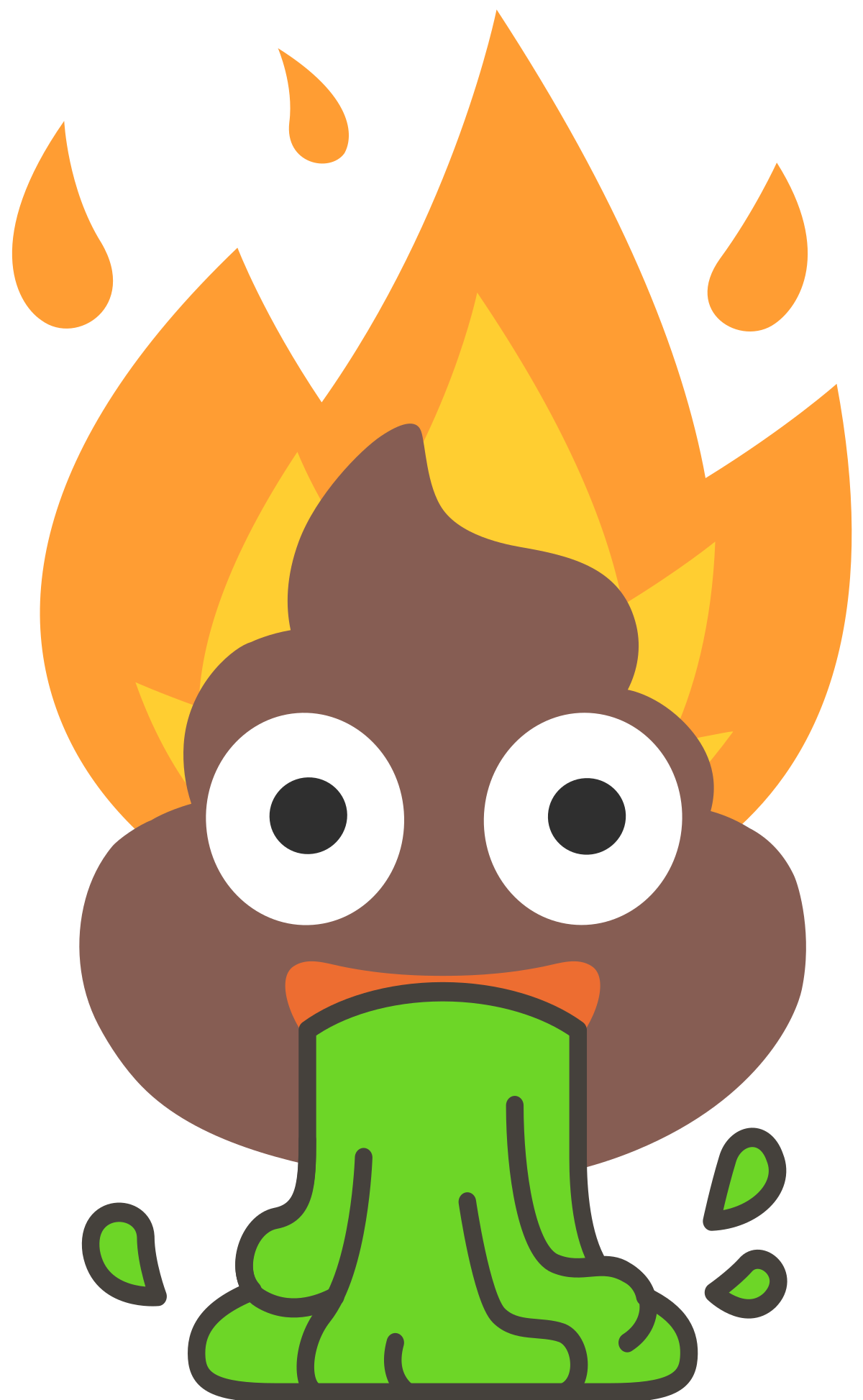 Vector Poop Emoji PNG Image Background