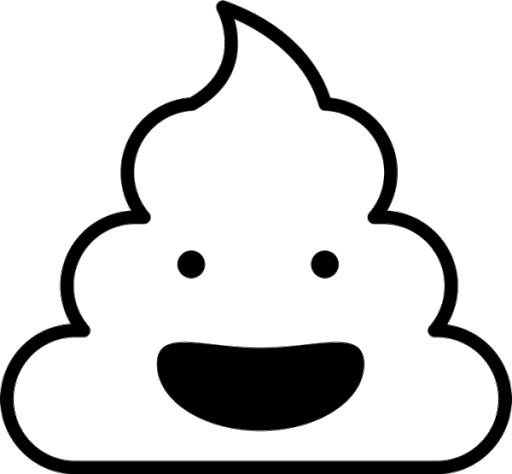 Vector Poop Emoji PNG Image Transparent Background