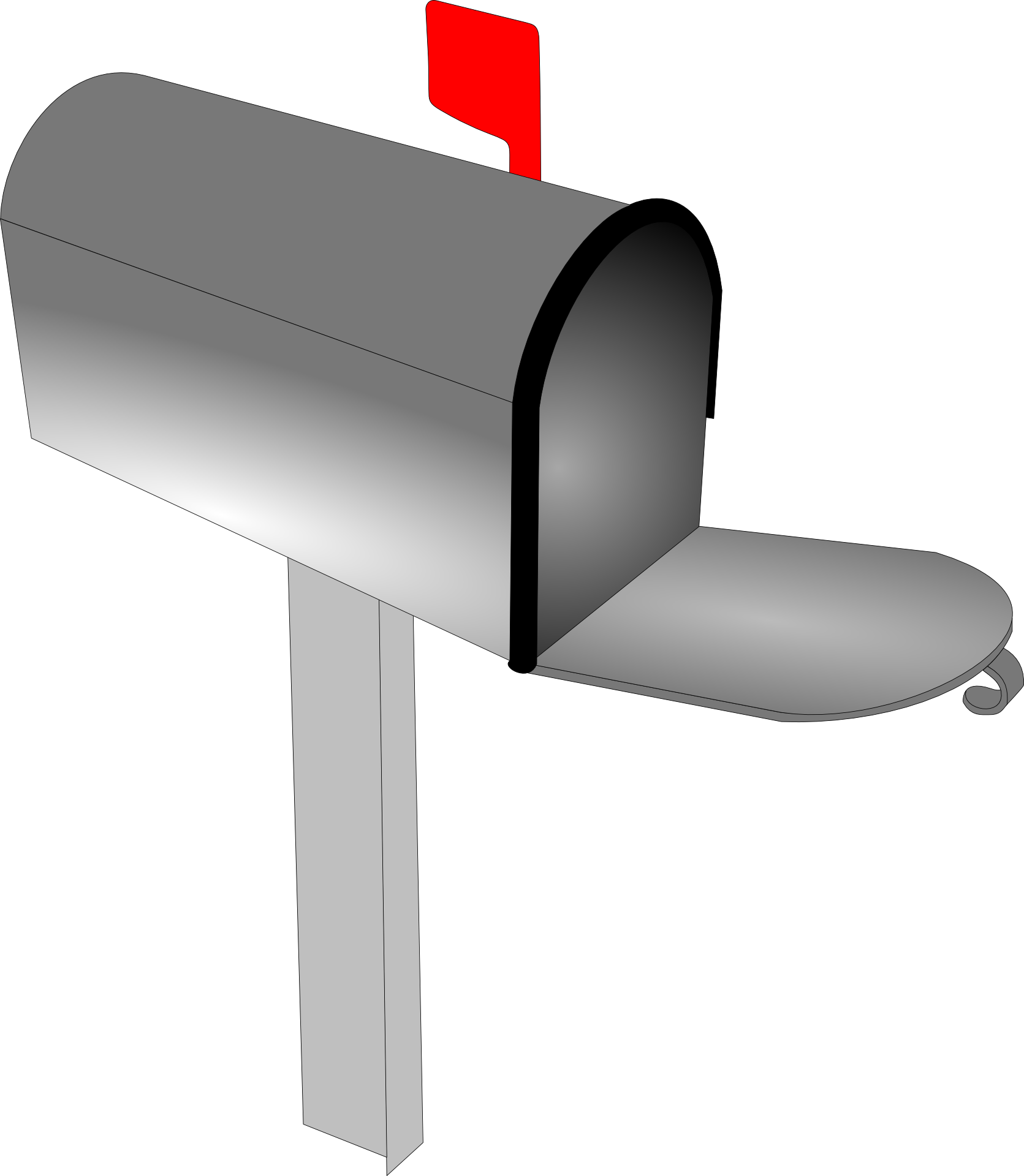 Image de PNG de boîte de poste vectorielle
