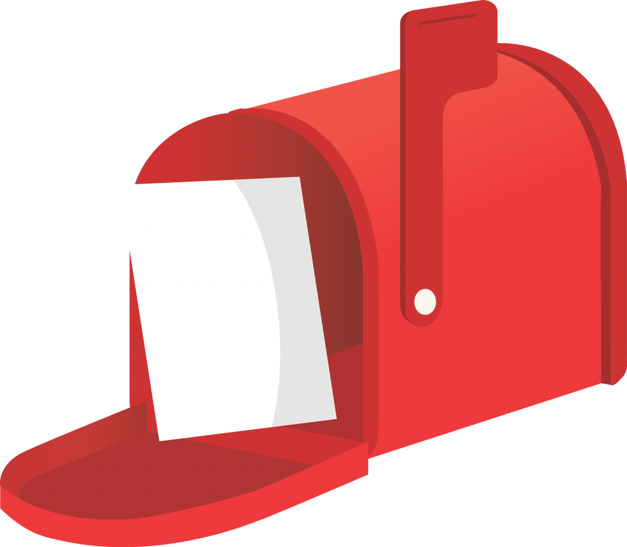 Vector PostBox Transparent Background PNG