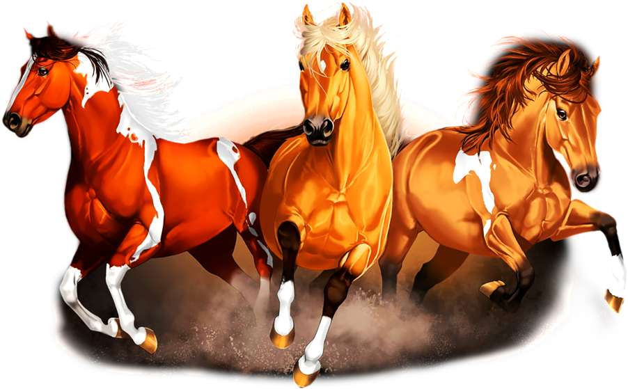 Vector Running Horse PNG Free Download