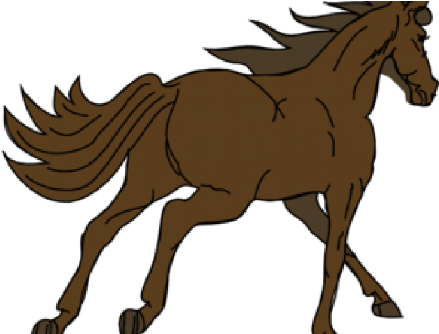 Vector Running Horse PNG Photo