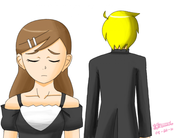 Vector Sad Couple PNG Image Background