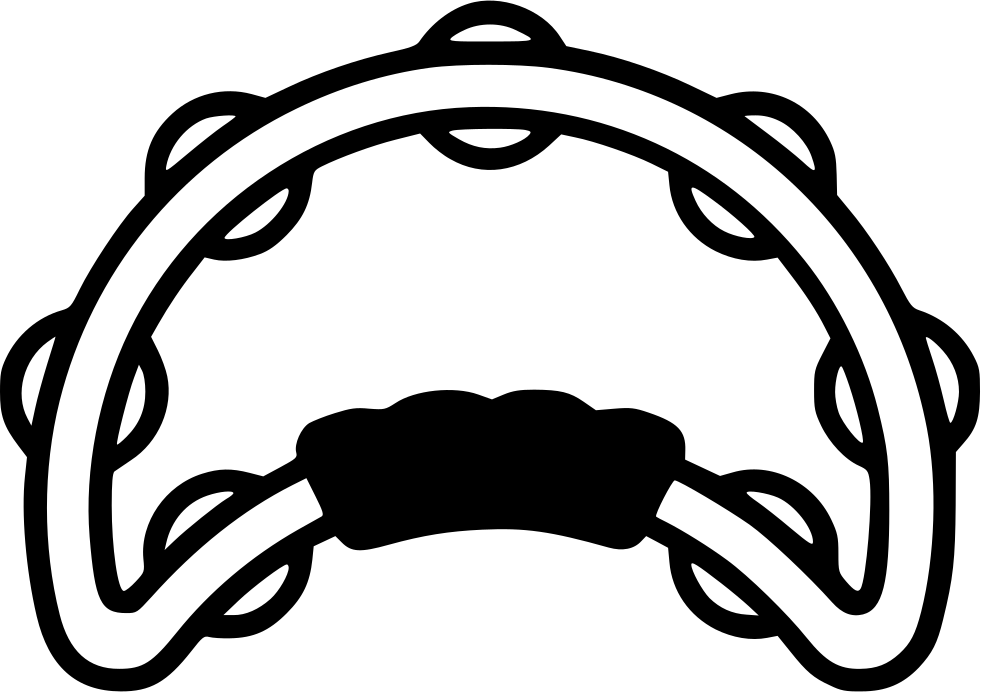 Vector Tambourine PNG High-Quality Image