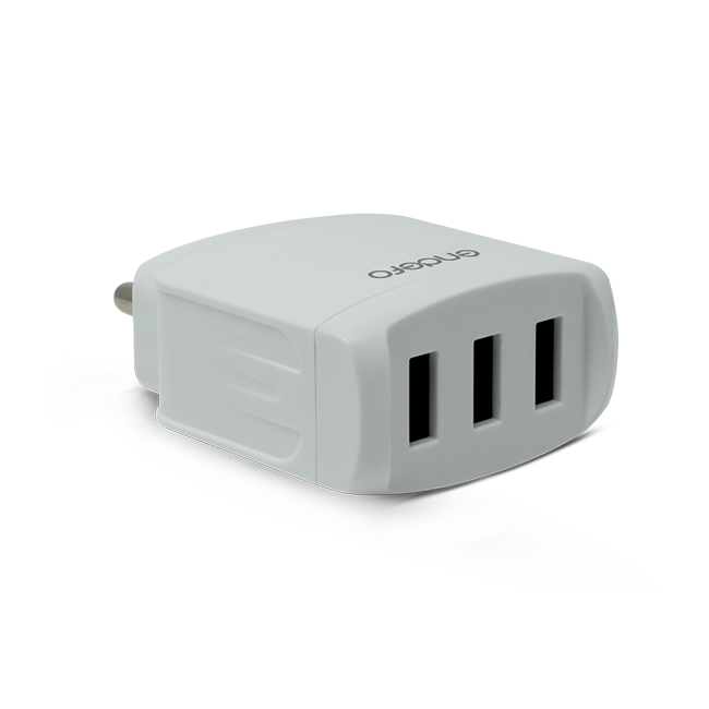 White Travel Charger PNG Download Image