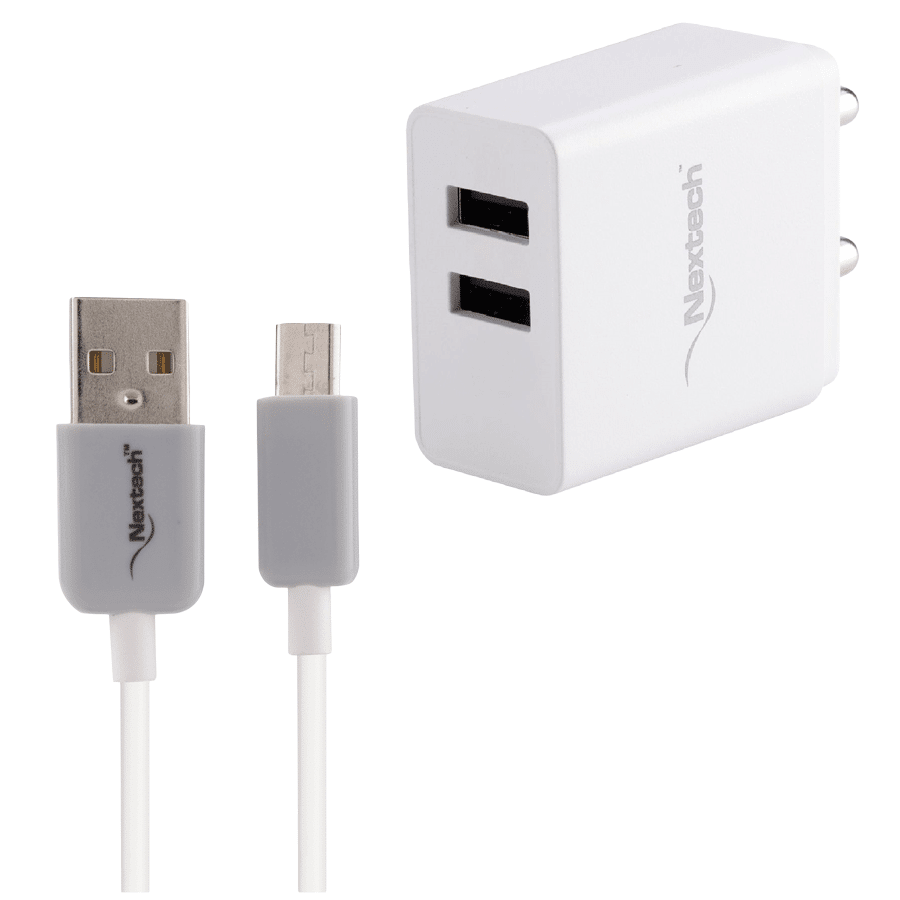White Travel Charger Transparent Image