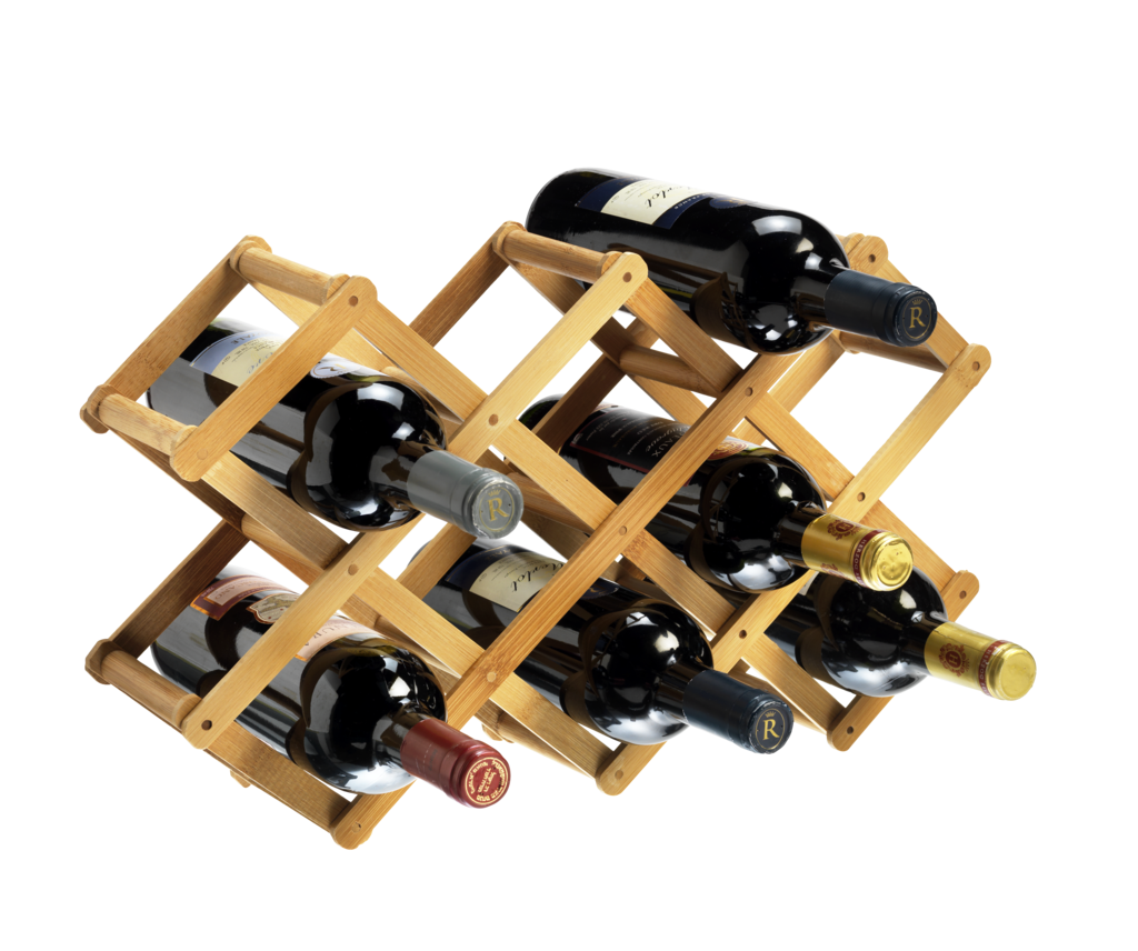 Wine Rack Shelf PNG Image Background