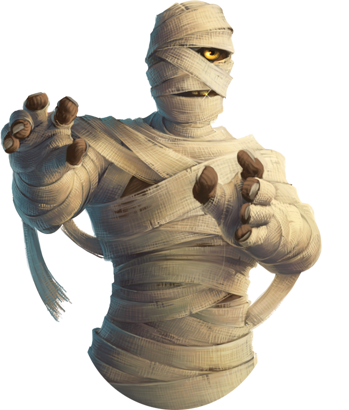Wrapped Mummy Transparent Background PNG