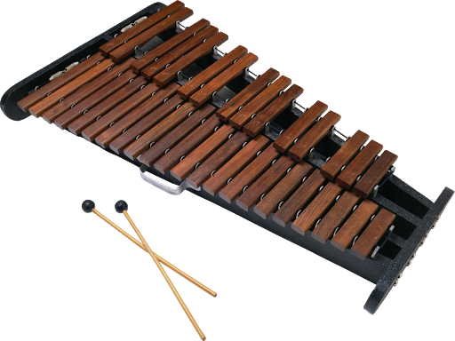 Imagen PNG del instrumento de xilófono